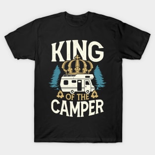 King Of The Camper RV Camping Camper Gift T-Shirt